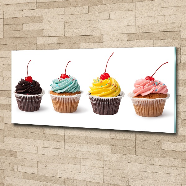 Acrylbild Fotodruck Cupcakes
