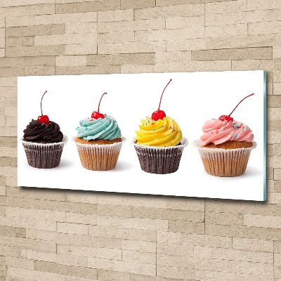 Acrylbild Fotodruck Cupcakes