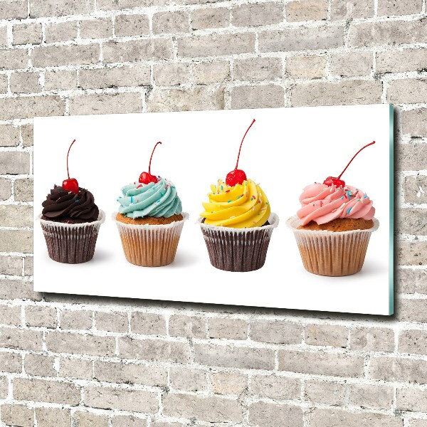 Acrylbild Fotodruck Cupcakes