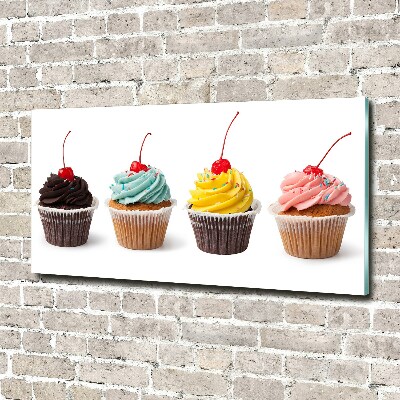 Acrylbild Fotodruck Cupcakes