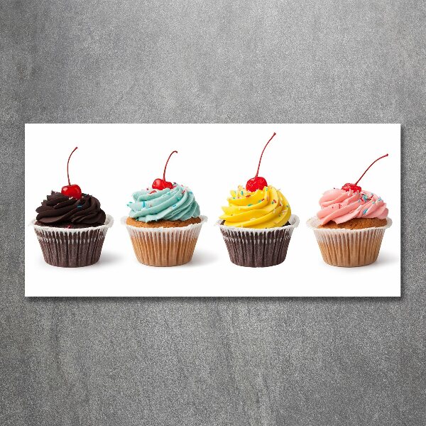 Acrylbild Fotodruck Cupcakes