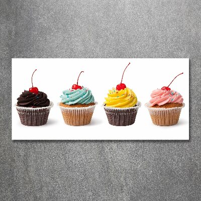 Acrylbild Fotodruck Cupcakes