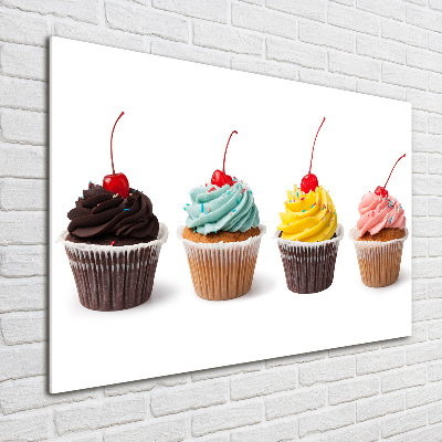 Acrylbild Fotodruck Cupcakes