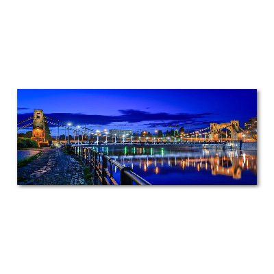 Bild auf Acrylglas Breslau bei Nacht