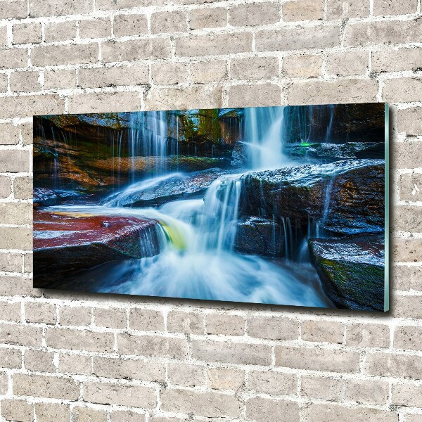Acrylbild Fotodruck Tropischer Wasserfall