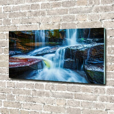 Acrylbild Fotodruck Tropischer Wasserfall