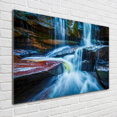 Acrylbild Fotodruck Tropischer Wasserfall