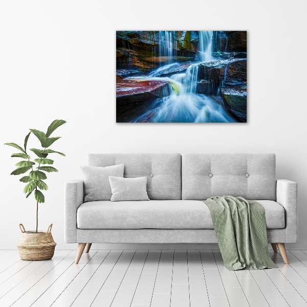 Acrylbild Fotodruck Tropischer Wasserfall