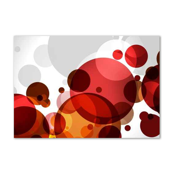 Acrylbild Fotodruck Kreisabstraktion