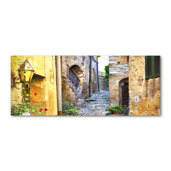 Acrylbild Fotodruck Eine charmante Straße