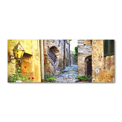 Acrylbild Fotodruck Eine charmante Straße