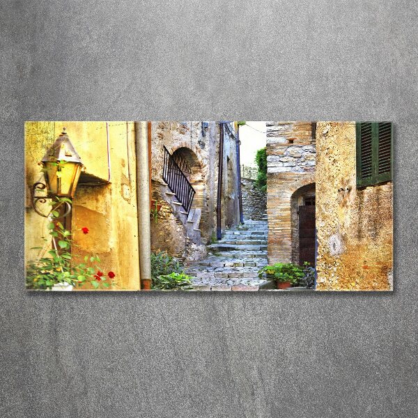 Acrylbild Fotodruck Eine charmante Straße