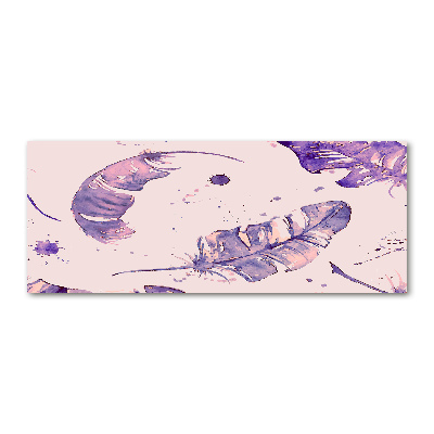 Foto auf Acryl Federn