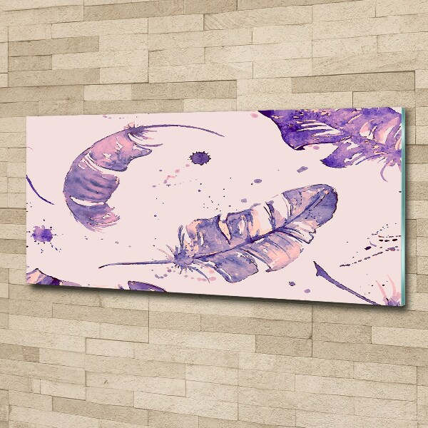 Foto auf Acryl Federn