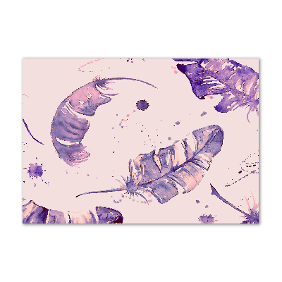 Foto auf Acryl Federn