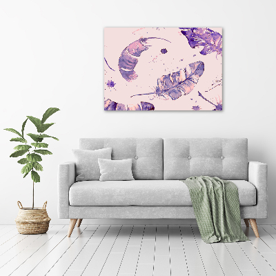 Foto auf Acryl Federn