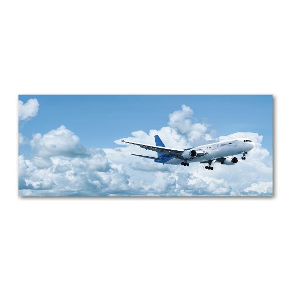 Acrylglas-Druck Ein Flugzeug am Himmel