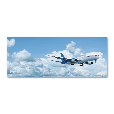 Acrylglas-Druck Ein Flugzeug am Himmel