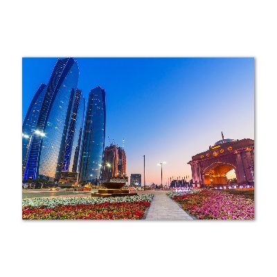 Bild auf Acrylglas Straßen von Abu Dhabi
