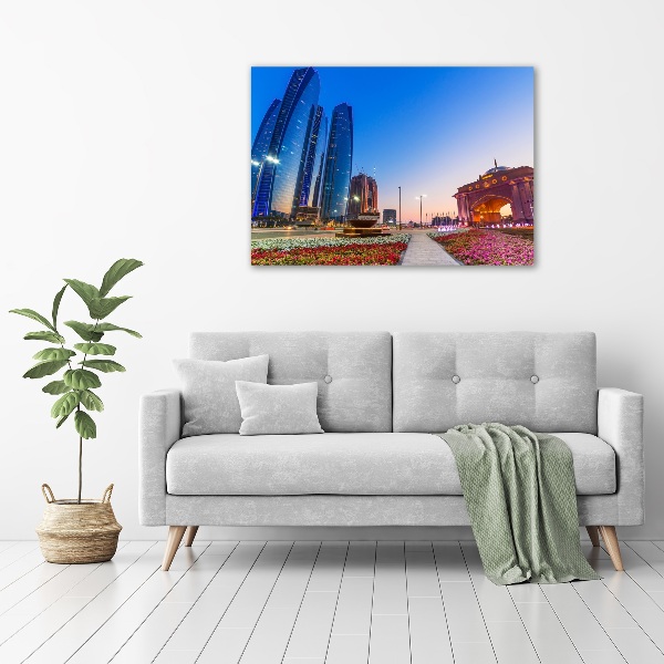 Bild auf Acrylglas Straßen von Abu Dhabi