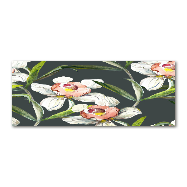 Bild auf Acrylglas Blumenmuster