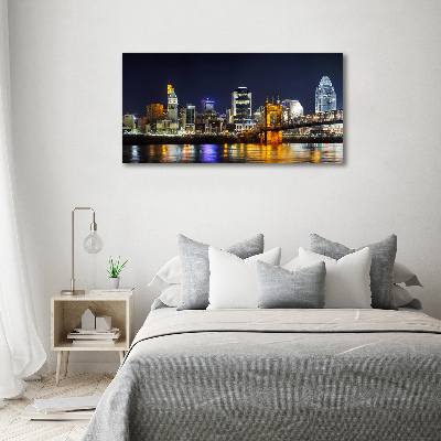 Bild auf Acrylglas Ohio River bei Nacht