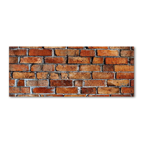 Acrylbild Fotodruck Ziegelmauer