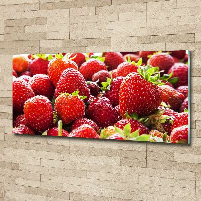 Acrylglas-Druck Erdbeeren