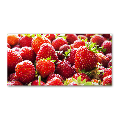 Acrylglas-Druck Erdbeeren