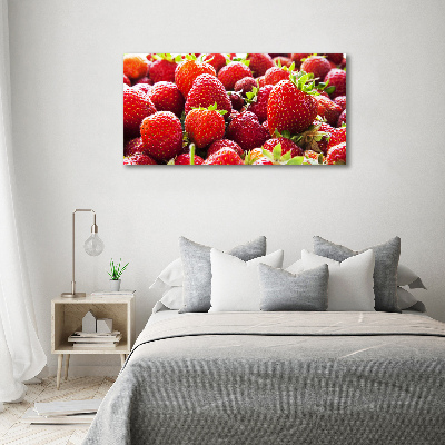 Acrylglas-Druck Erdbeeren
