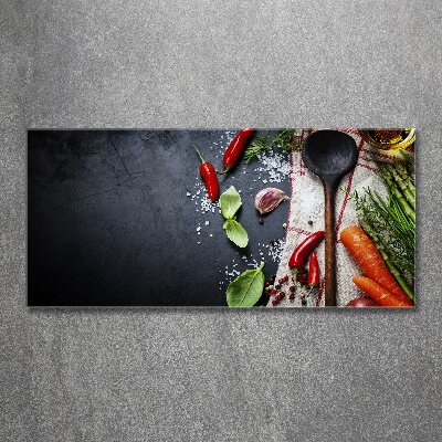 Foto auf Acryl Zutaten