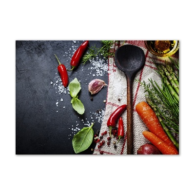 Foto auf Acryl Zutaten