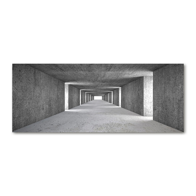 Foto auf Acryl Betontunnel