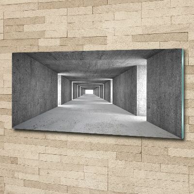 Foto auf Acryl Betontunnel