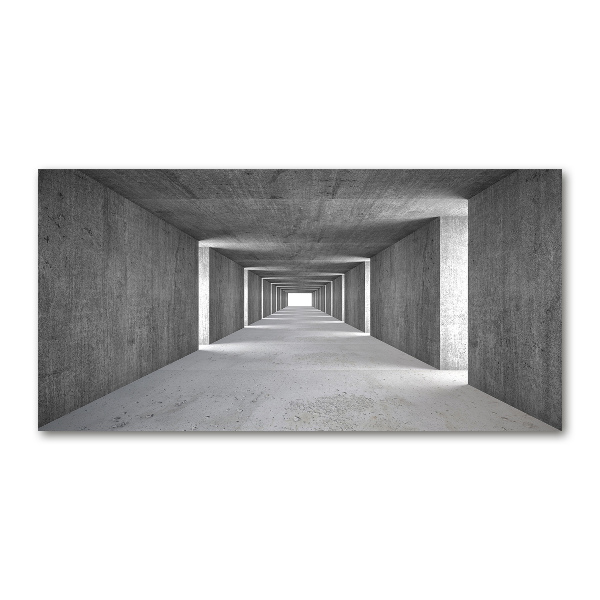Foto auf Acryl Betontunnel