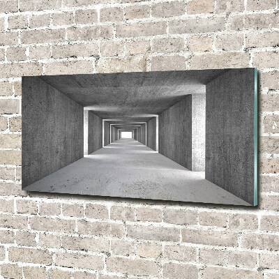 Foto auf Acryl Betontunnel