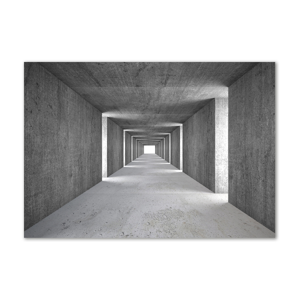 Foto auf Acryl Betontunnel