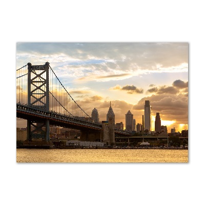 Acrylglas-Druck Philadelphia-Brücke