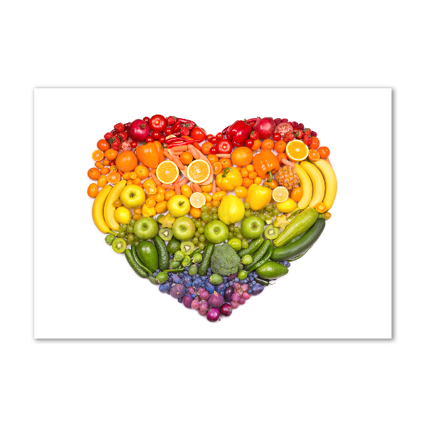 Bild auf Acrylglas Gemüseherz