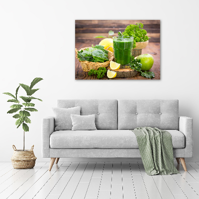 Foto auf Acryl Grüner Cocktail