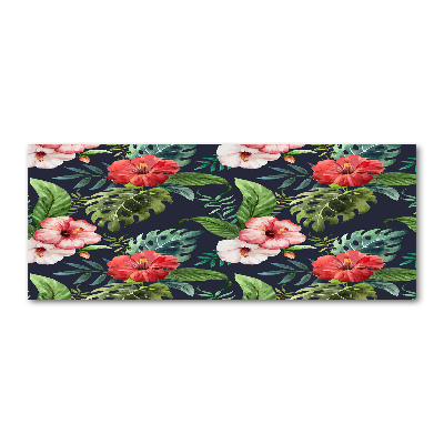 Acrylbild Fotodruck Tropische Blumen