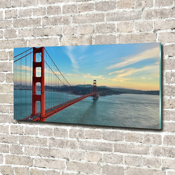 Foto auf Acryl San Francisco Brücke