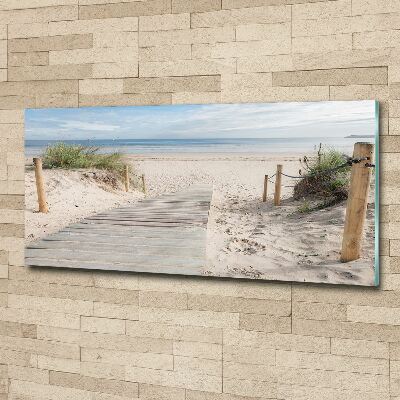 Acrylbild Fotodruck Strand