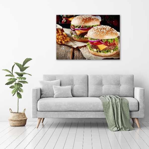 Acrylglas-Druck Hamburger