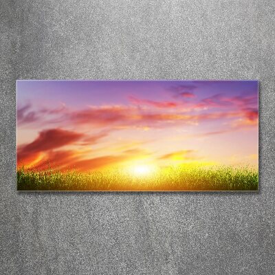 Acrylglas-Druck Sonnenuntergang