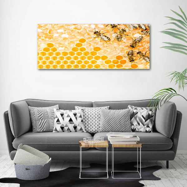 Foto auf Acryl Arbeitsbienen