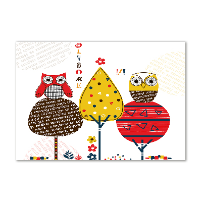 Bild auf Acrylglas Eulen auf einem Baum