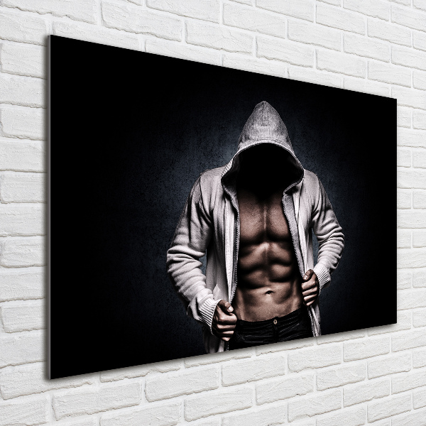 Acrylglas-Druck Muskelaufbau