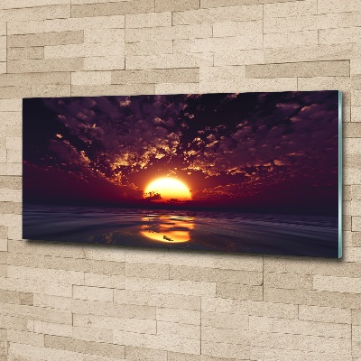 Acrylglas-Druck Sonnenuntergang