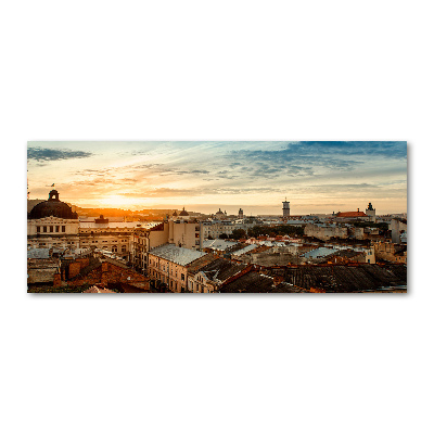 Acrylbild Fotodruck Sonnenaufgang in Lemberg